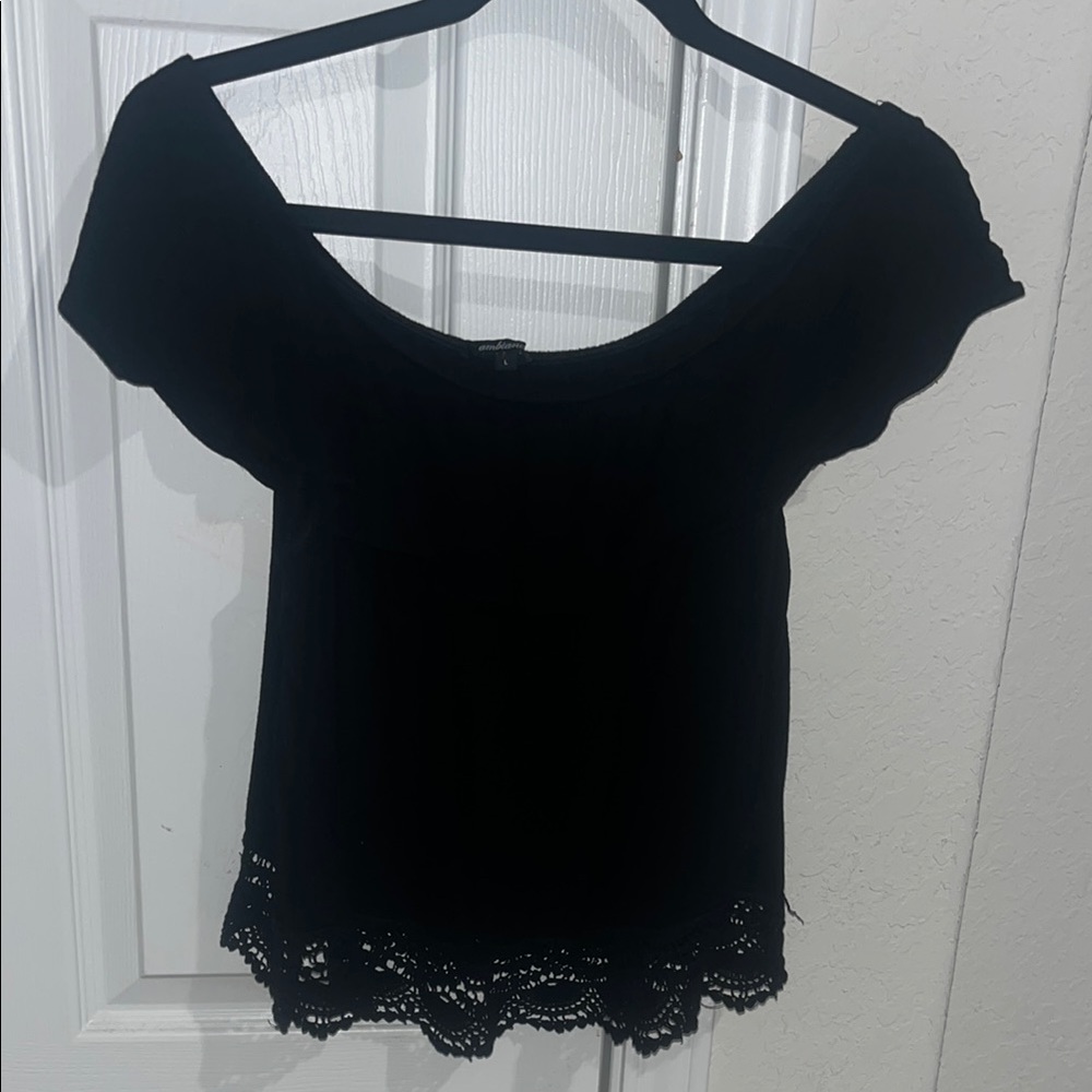 Chic Black Off-Shoulder Top